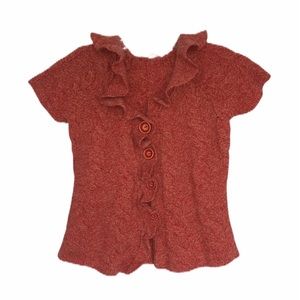 Anthro Sleeping On Snow City‎ Dweller Cardigan S